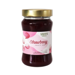 STEFFI'S CHOICE EXTRA JAM - STRAWBERRY 340G STEFFI'S CHOICE EXTRA JAM - STRAWBERRY 340G