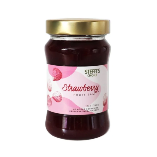 STEFFI'S CHOICE EXTRA JAM - STRAWBERRY 340G