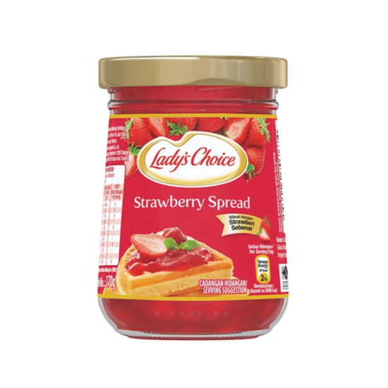 LADY'S CHOICE STRAWBERRY JAM 170GM