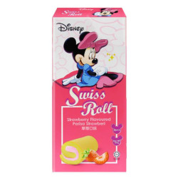 DISNEY'S SWISS ROLL STRAWBERRY 6GM*24 DISNEY'S SWISS ROLL STRAWBERRY 6GM*24