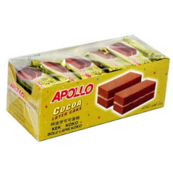 APOLLO LAYER CAKE COCOA 18GM*24 APOLLO LAYER CAKE COCOA 18GM*24