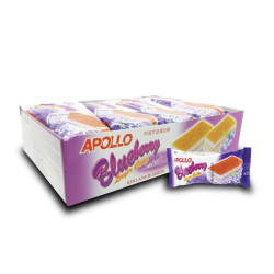 APOLLO LAYER CAKE BLUEBERRY 18GM*24 APOLLO LAYER CAKE BLUEBERRY 18GM*24