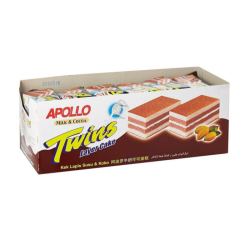 APOLLO LAYER CAKE MILK & COCOA 18GM*24 APOLLO LAYER CAKE MILK & COCOA 18GM*24
