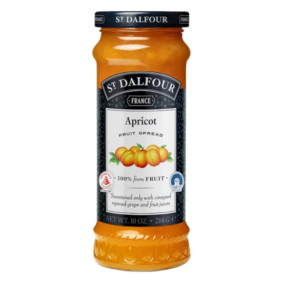 ST.DALFOUR APRICOT FRUIT JAM 284GM