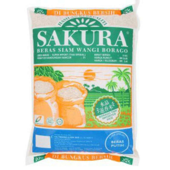 SAKURA SIAM SUPER BORAGO RICE 10KG