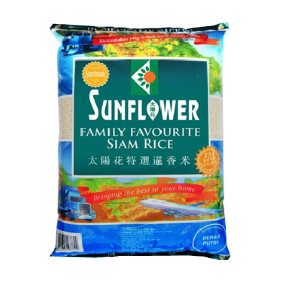SUNFLOWER FAMILY FAVOURITE SIAM RICE 10KG