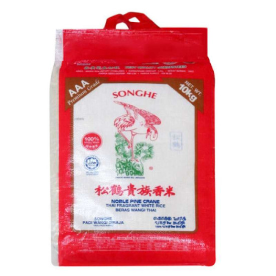 SONGHE THAI FRAGRANT WHITE RICE 10KG