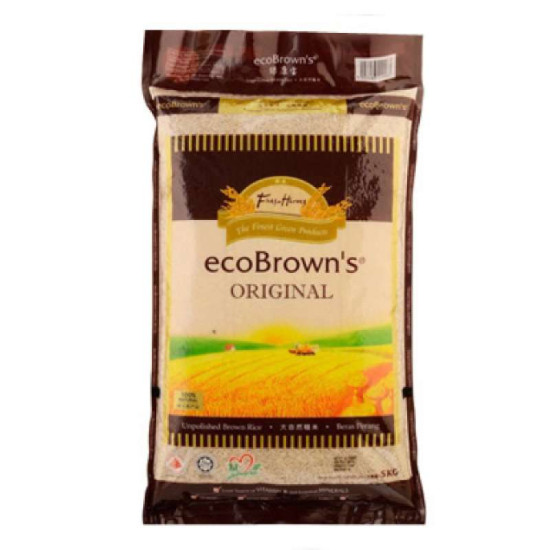 ECO BROWN'S UNPOLISHED BROWN RICE 5KG