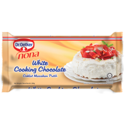 NONA WHITE COOKING CHOCOLATE 200GM NONA WHITE COOKING CHOCOLATE 200GM