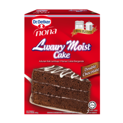 NONA DOUBLE CHOCOLATE MOIST CAKE 520GM NONA DOUBLE CHOCOLATE MOIST CAKE 520GM