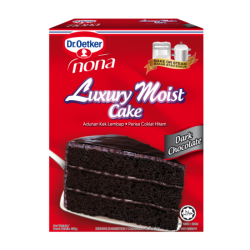 NONA DARK CHOCOLATE MOIST CAKE 520GM NONA DARK CHOCOLATE MOIST CAKE 520GM