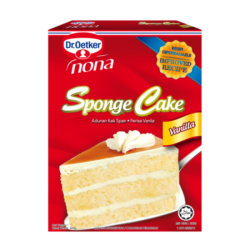 NONA VANILLA SPONGE CAKE 400GM NONA VANILLA SPONGE CAKE 400GM