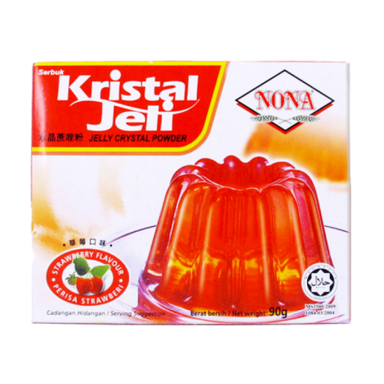 NONA CRYSTAL JELLY STRAWBERRY 90GM