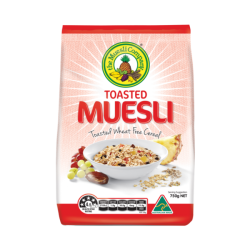 THE MUESLI COMPANY TOASTED MUESLI 750GM