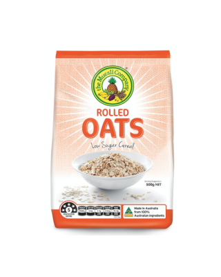 THE MUESLI COMPANY ROLLED OATS 600GM