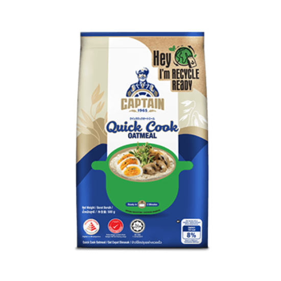 CAPTAIN QUICK COOKING OATS 500GM