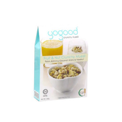 PRISTINE YOGOOD FRUIT & NUT CRUNCHY MUESLI 320GM PRISTINE YOGOOD FRUIT & NUT CRUNCHY MUESLI 320GM