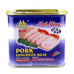 MEI NING PORK LUNCHEON MEAT 340G MEI NING PORK LUNCHEON MEAT 340G