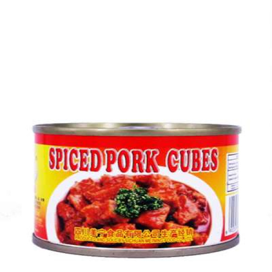 MEI NING SPICED PORK CUBES 142GM