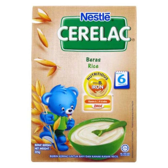 NESTLE BABY RICE DHA 225G NESTLE BABY RICE DHA 225G
