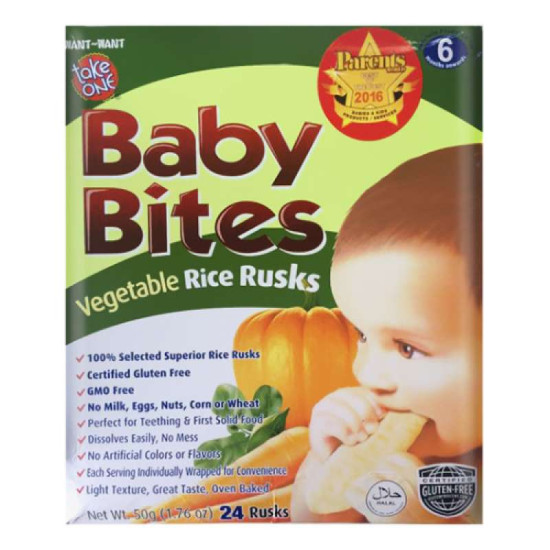 TAKE ONE BABY BITES VEGE+CHICKEN 50G