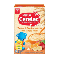 NESTLE CERELAC RICE MIX FRUIT 250G NESTLE CERELAC RICE MIX FRUIT 250G