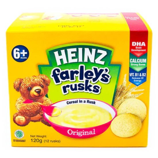 HEINZ FARLEY'S RUSKS ORIGINAL 120G