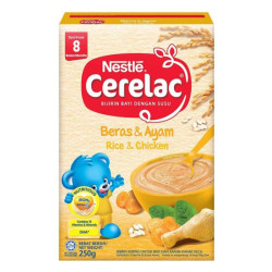 NESTLE CERELAC BL FE RICE CHICKEN 250G NESTLE CERELAC BL FE RICE CHICKEN 250G