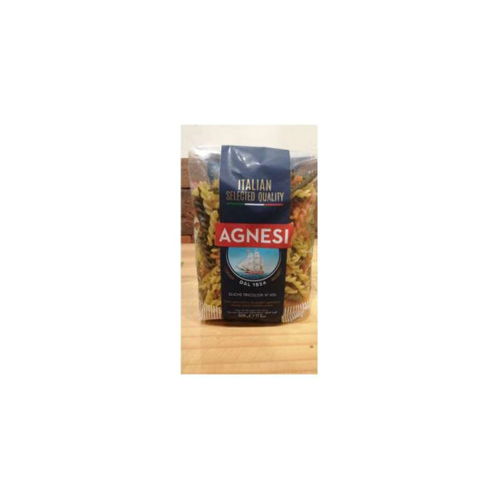 AGNESI PASTA ELICHE TRICOLOR 500GM