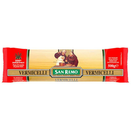 SAN REMO VERMICELLI 500GM SAN REMO VERMICELLI 500GM
