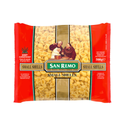 SAN REMO SMALL SHELL NO.28 500GM SAN REMO SMALL SHELL NO.28 500GM