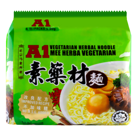 A1 VEGETARIAN HERBAL NOODLE 90GM*4