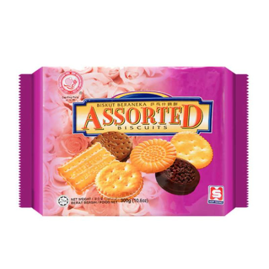 HUP SENG BISCUITS ASSORTED 300GM