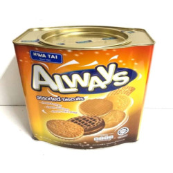 HWA TAI ALWAYS ASSORTED BISCUIT 600GM HWA TAI ALWAYS ASSORTED BISCUIT 600GM