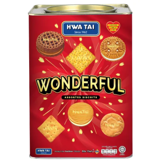 HWA TAI WONDERFUL ASSORTED BISCUIT 600GM