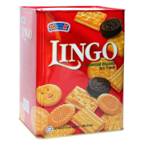 KERK'S LINGO ASSORTED BISCUIT 600GM