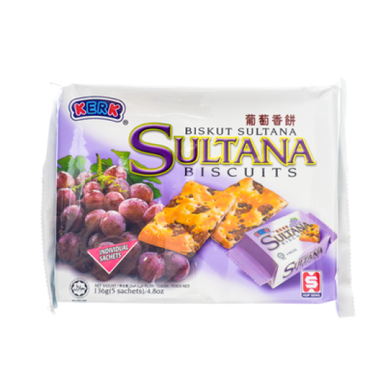 KERK'S SULTANA BISCUIT 136GM