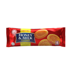 HUP SENG PING PONG HONEY & MILK 84GM HUP SENG PING PONG HONEY & MILK 84GM