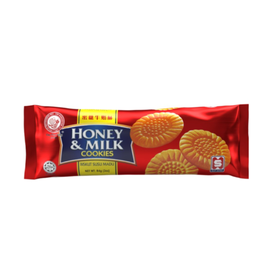 HUP SENG PING PONG HONEY & MILK 84GM