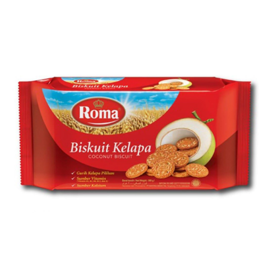 ROMA COCONUT BISCUITS 300GM