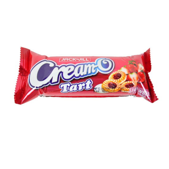 JACK & JILL CREAM O TART STRAWBERRY 60GM