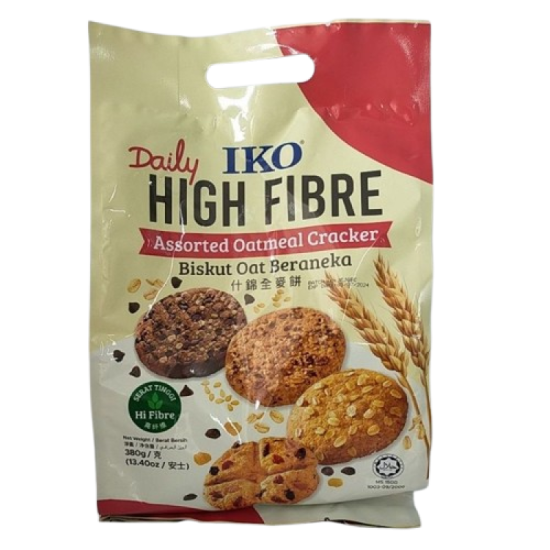 IKO ASSORTED HIGH FIBRE CRACKER 380GM