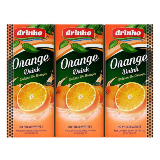 DRINHO ORANGE 250ML*6