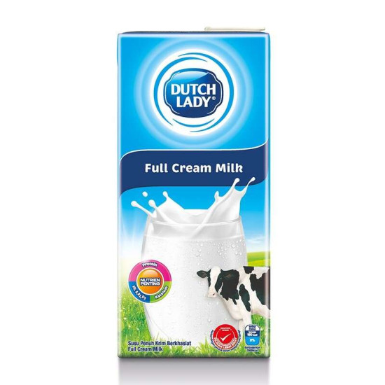 DUTCH LADY PUREFARM UHT FULL CREAM MILK 1L