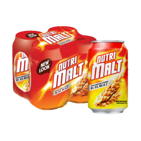 NUTRI MALT CAN 320ML*4