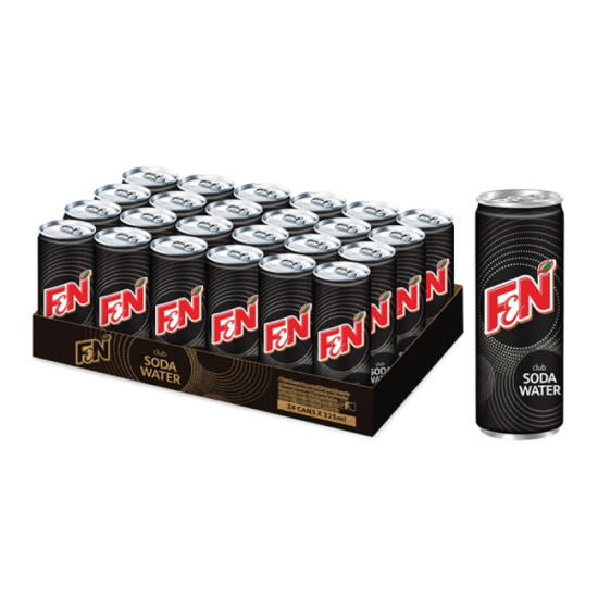 F&N SODA WATER 325ML*24