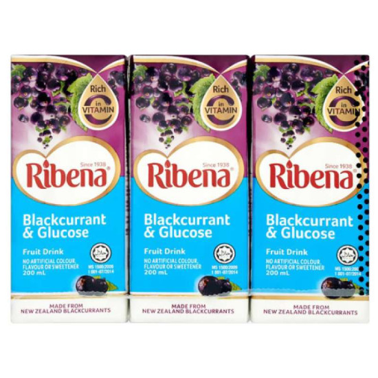 RIBENA RTD GLUCOSE 200ML*6