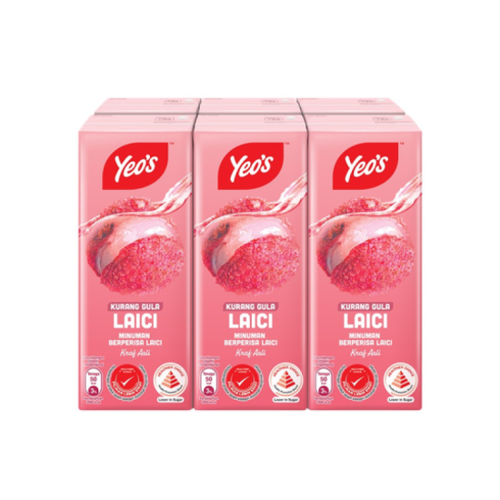 YEO'S LYCHEE 250ML*6