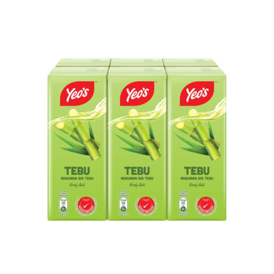 YEO'S SUGAR CANE 250ML*6