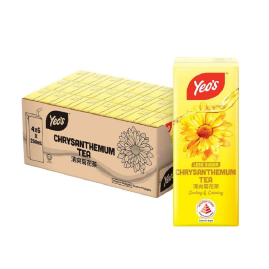 YEO'S CHRYSANTHEMUM TEA 250ML*6*4